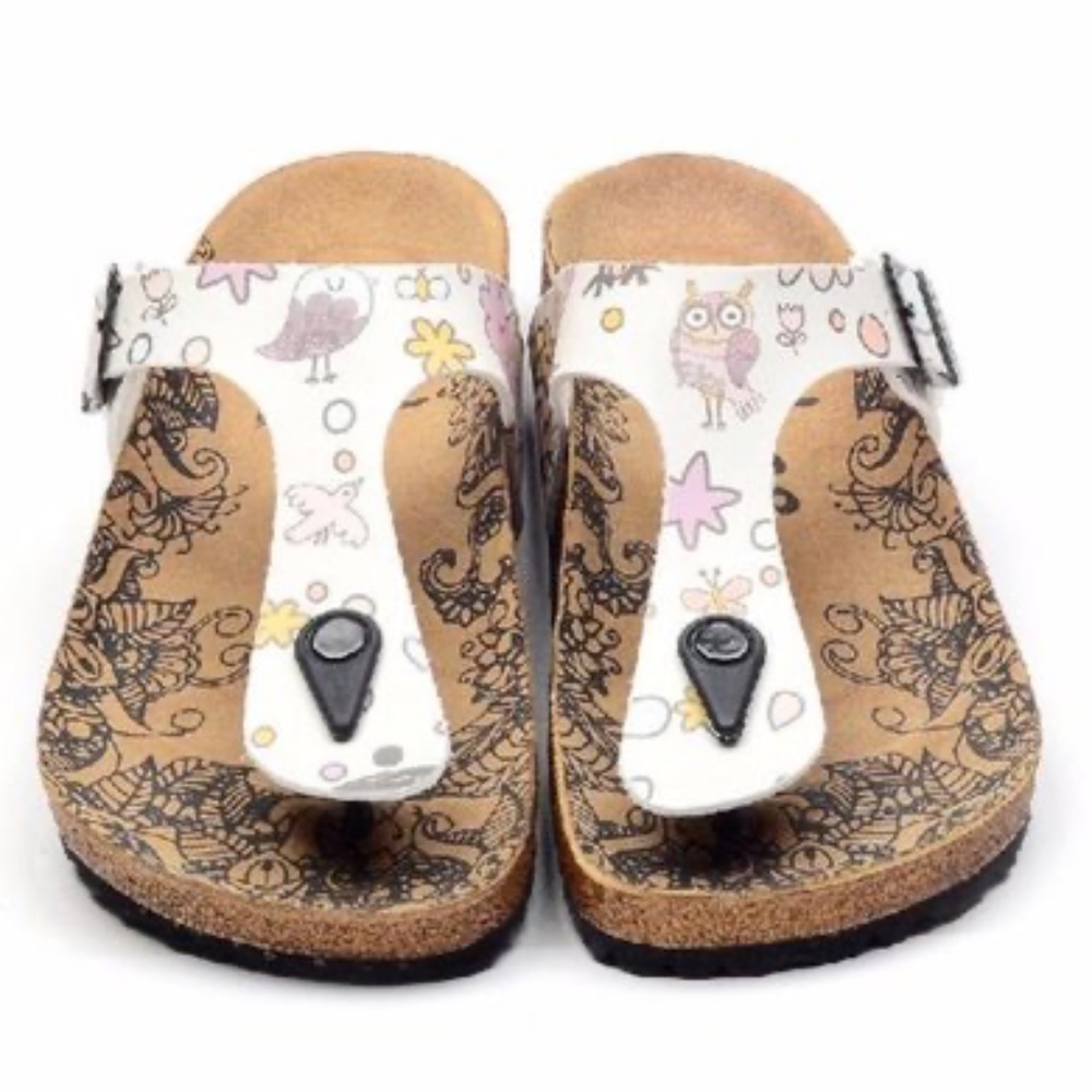 Sandal with Birds - Calceo Line of Goby Shoes